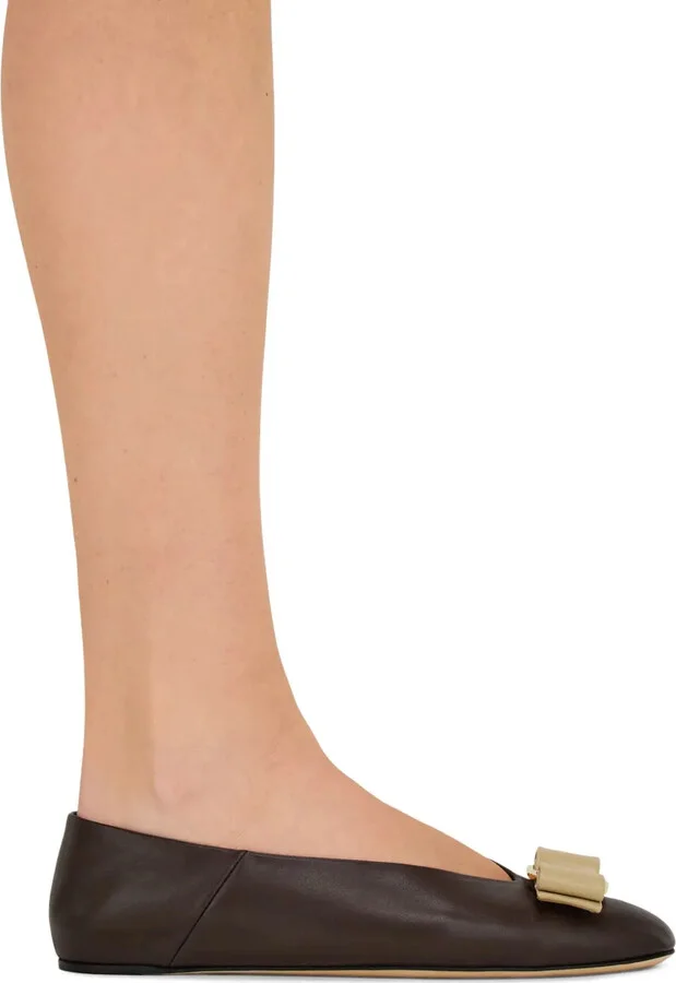 Vara bow-detail ballet flats - Image 5