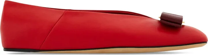 Vara bow-detail ballet flats