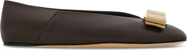 Vara bow-detail ballet flats