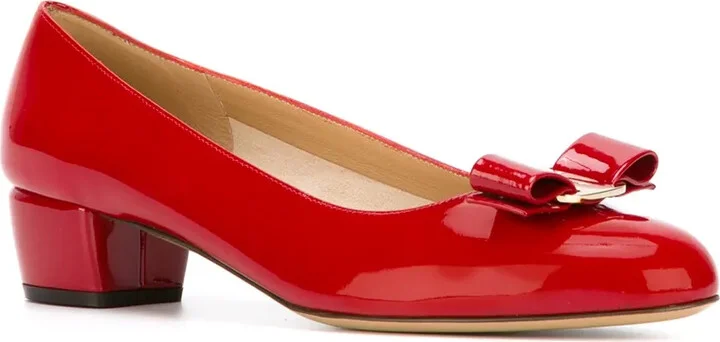 Vara bow-detail leather pumps - Image 2