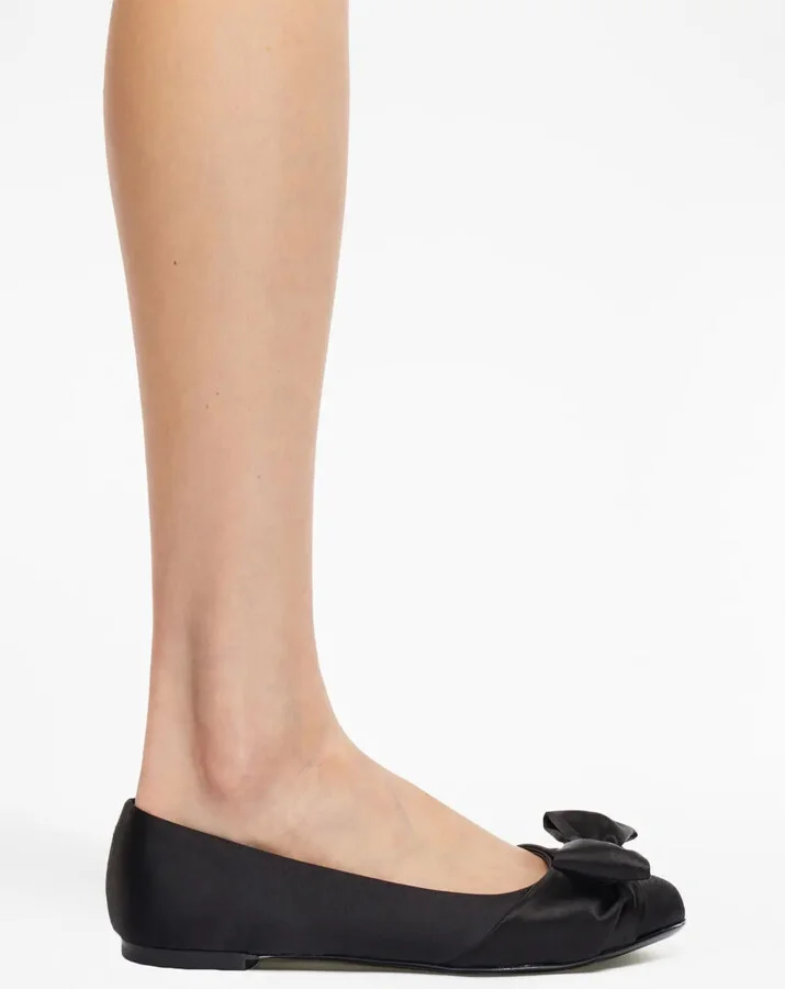 Vara bow-detailing leather ballerinas - Image 5
