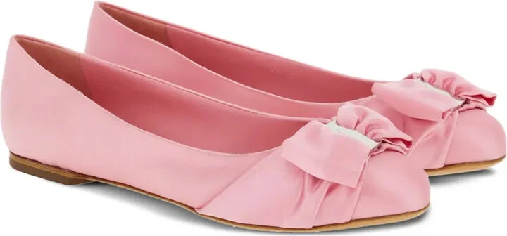 Vara bow-detailing leather loafers - Image 2