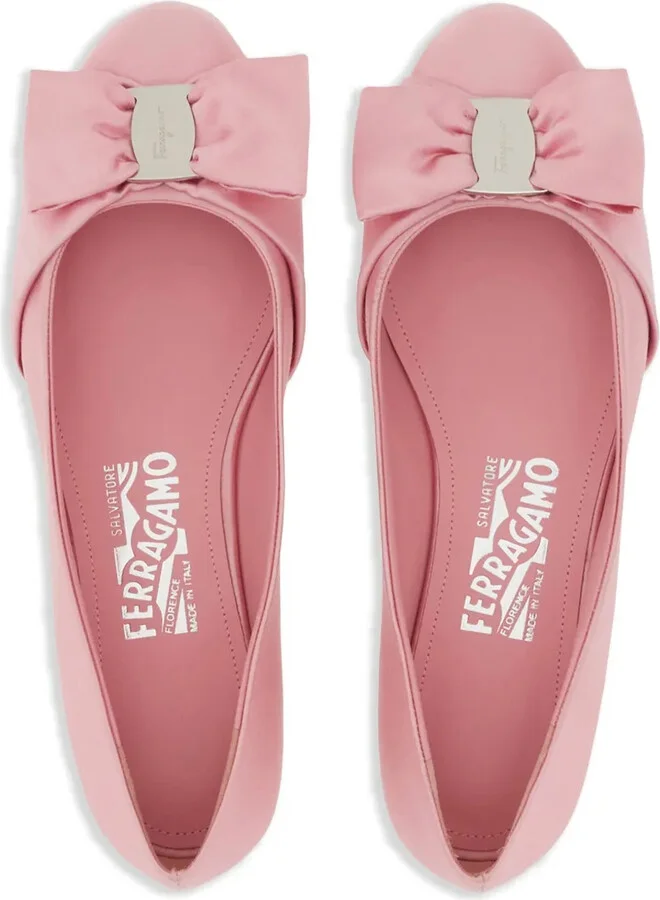 Vara bow-detailing leather loafers - Image 4