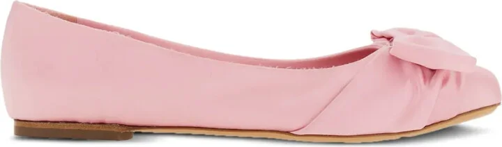 Vara bow-detailing leather loafers