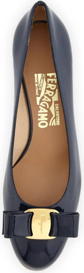 Vara Bow Leather Low Pumps - Image 4