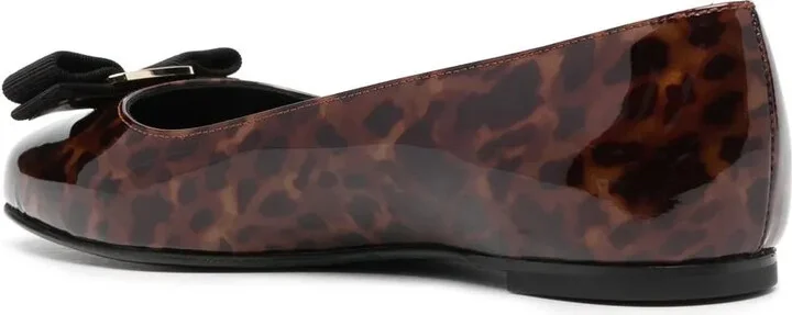 Vara-bow leopard-print ballerina shoes - Image 3