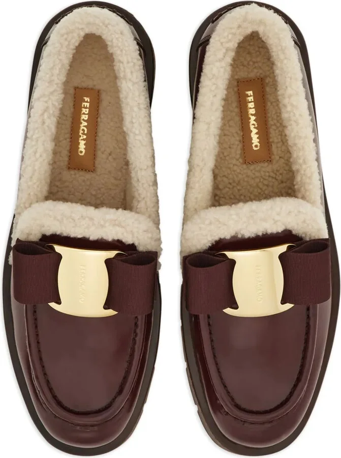 Vara Bow lined loafers - Image 4