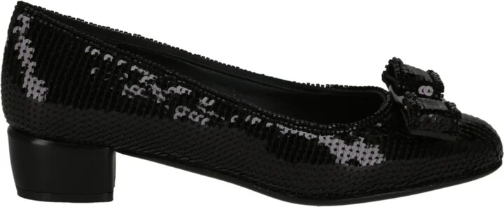 Vara Bow Sequin Pumps