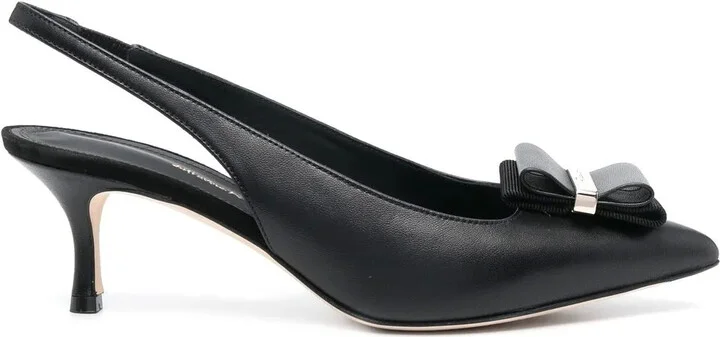 Vara Bow slingback pumps