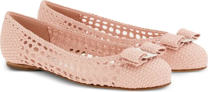 Vara-bow woven ballerina shoes - Image 2
