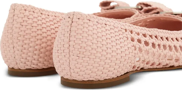 Vara-bow woven ballerina shoes - Image 3