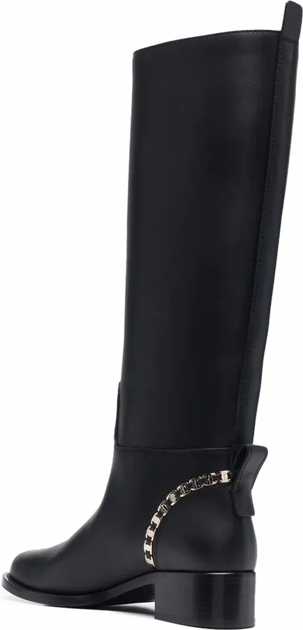 Vara Chain knee-high boots - Image 3