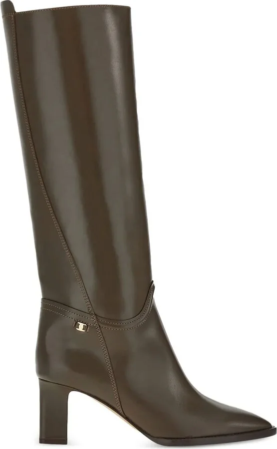 Vara chain knee-high boots