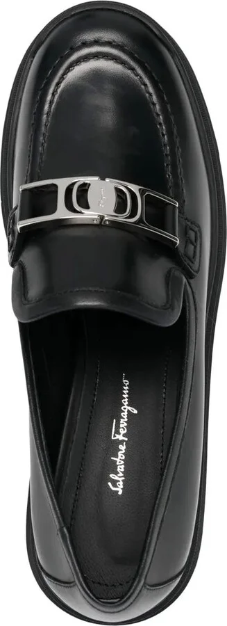 Vara Chain leather 40mm loafers - Image 4
