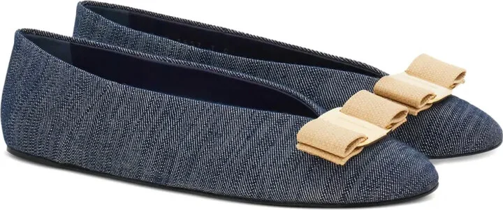 Vara denim ballerina shoes - Image 2