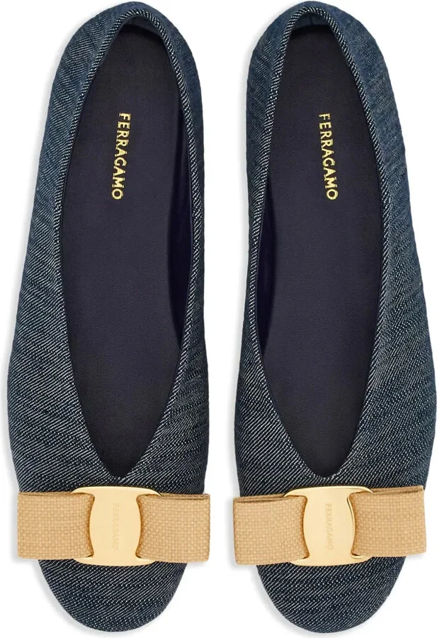 Vara denim ballerina shoes - Image 4