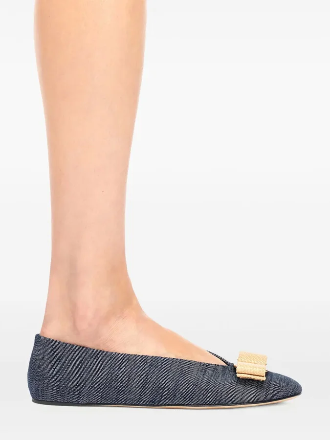 Vara denim ballerina shoes - Image 5