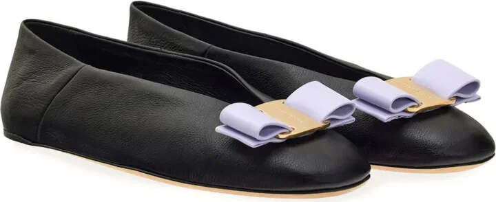 Vara leather ballerina shoes - Image 2