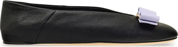 Vara leather ballerina shoes