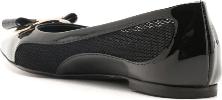 Vara mesh-paneling ballerina shoes - Image 3
