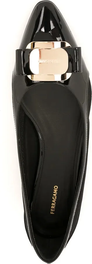 Vara mesh-paneling ballerina shoes - Image 4