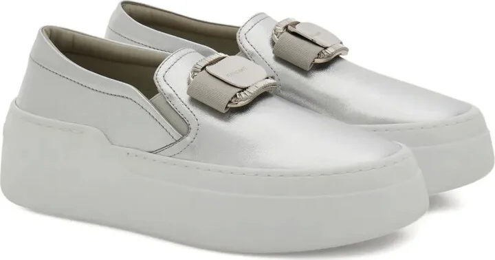Vara-plate crystal-embellished slip-on trainers - Image 2
