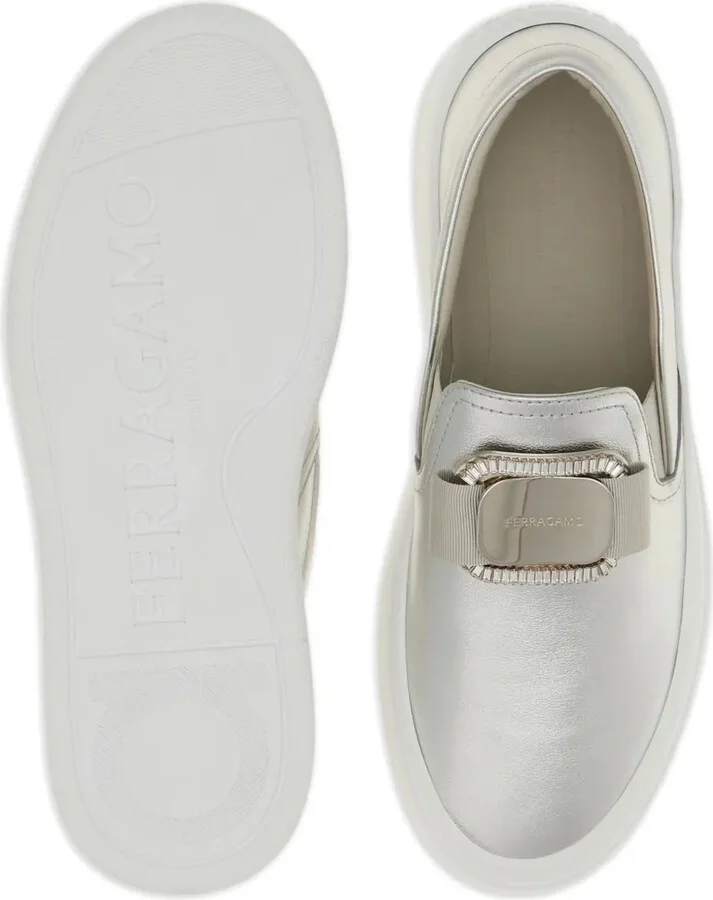 Vara-plate crystal-embellished slip-on trainers - Image 4