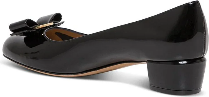 Vara Pumps In Black Patent Leather With Bow - Image 2