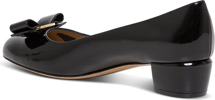 Vara Pumps In Black Patent Leather With Bow - Image 2