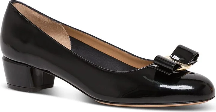 Vara Pumps In Black Patent Leather With Bow