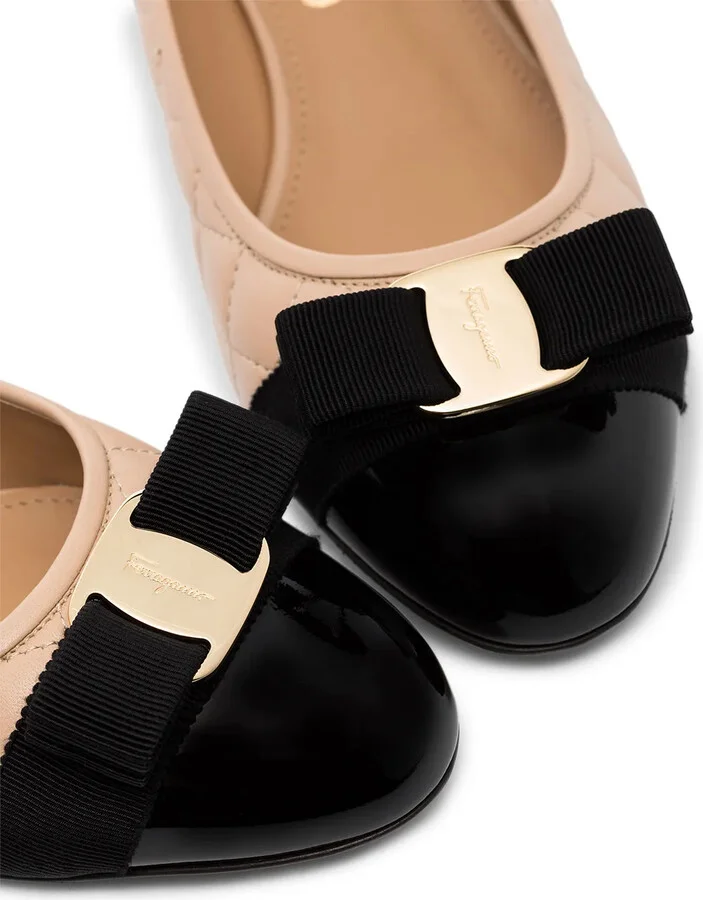 Vara Q 35 quilted leather pumps - Image 2