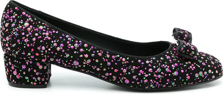 Vara sequin-embellished pumps
