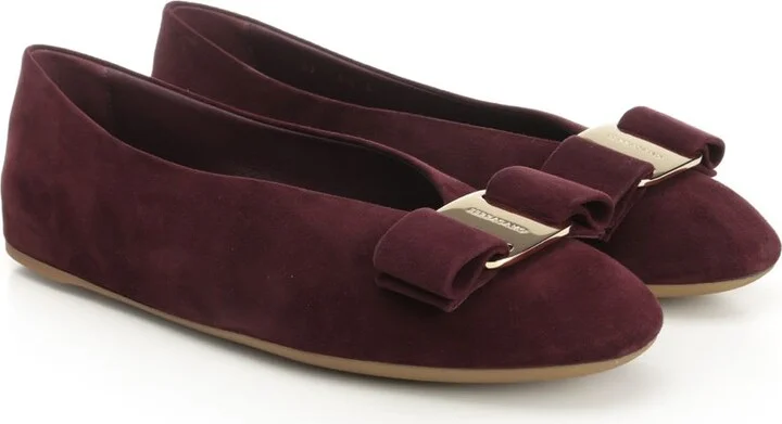 'vara' Suede Ballerina - Image 2