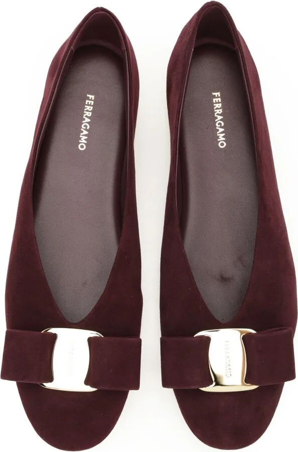 'vara' Suede Ballerina - Image 5