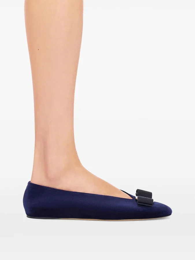 Vara velvet ballerina shoes - Image 5