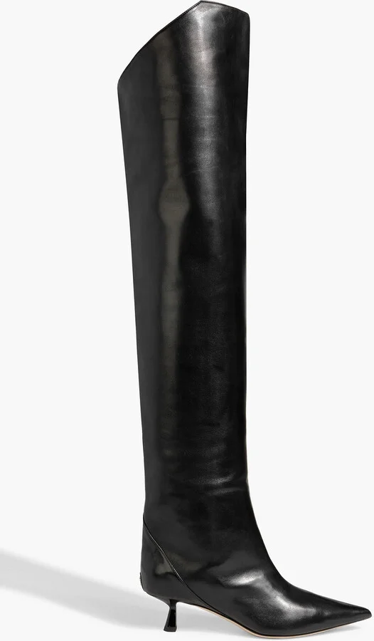 Vari 45 leather over-the-knee boots