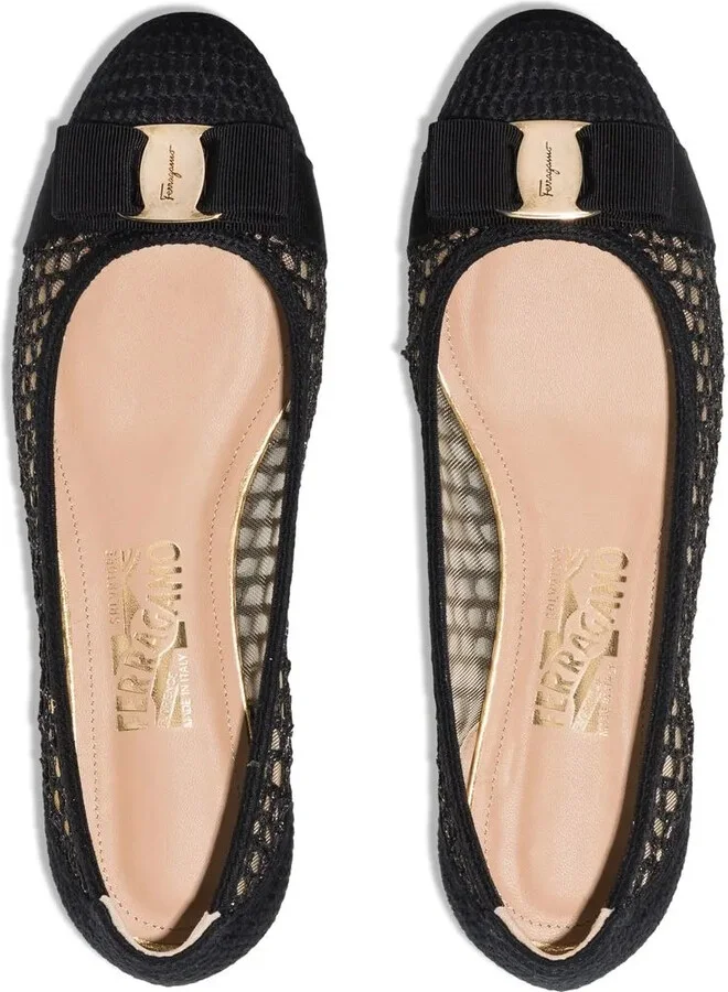 Varina bow-embellished balleria shoes - Image 4