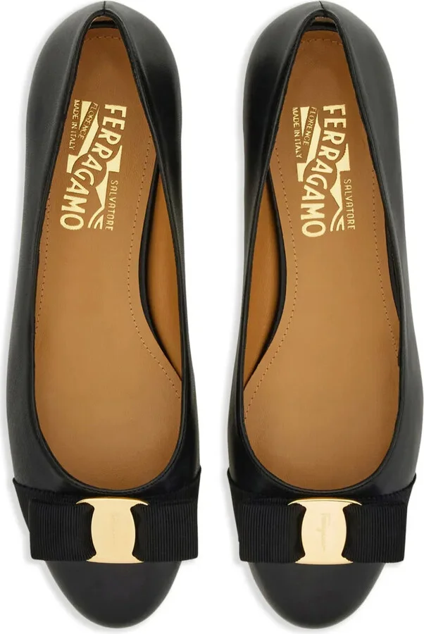 Varina leather ballerina shoes - Image 4