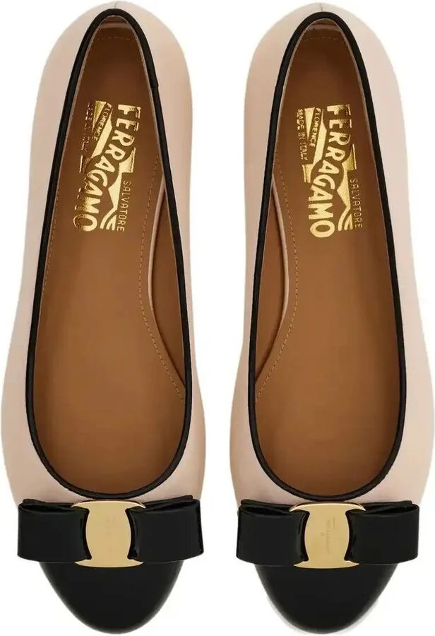 Varina Leather Ballerina Shoes - Image 3