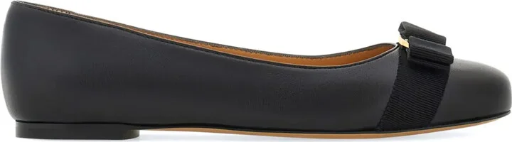 Varina leather ballerina shoes