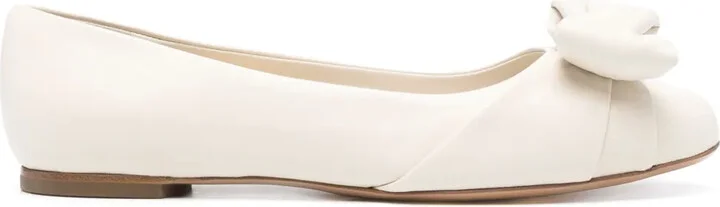 Varina leather ballerina shoes
