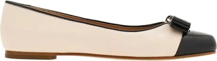 Varina Leather Ballerina Shoes