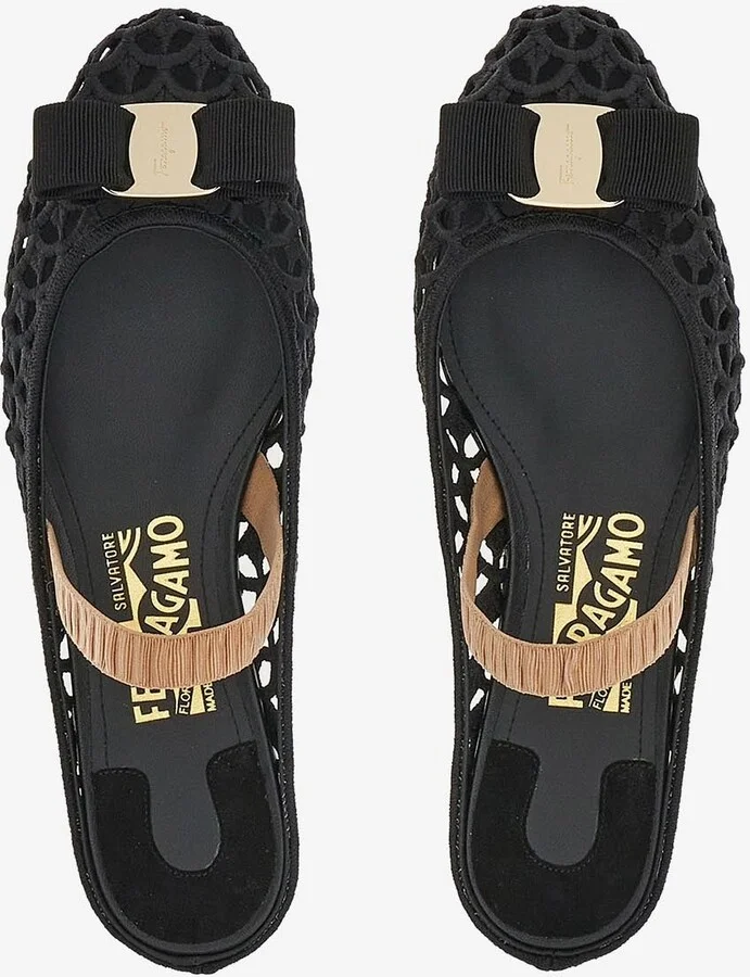 Varina Macramé Weave Slingback Flats - Image 2