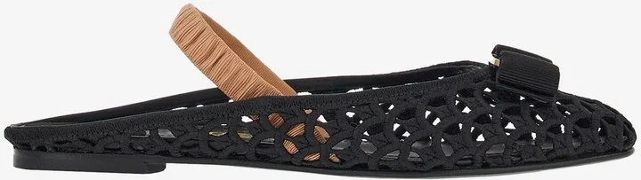 Varina Macramé Weave Slingback Flats