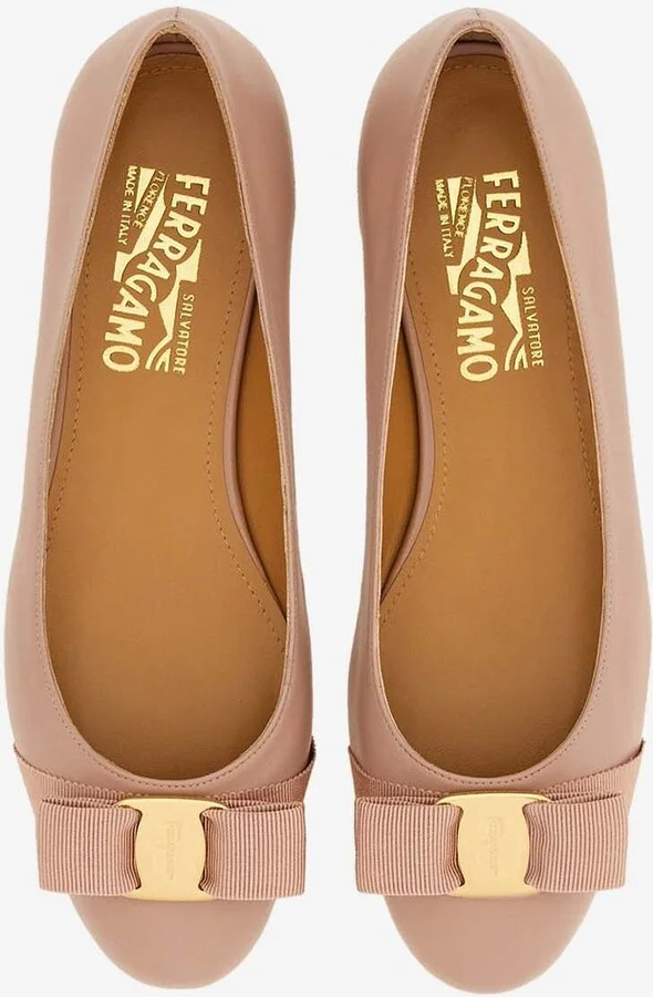 Varina Nappa Leather Ballet Flats - Image 2