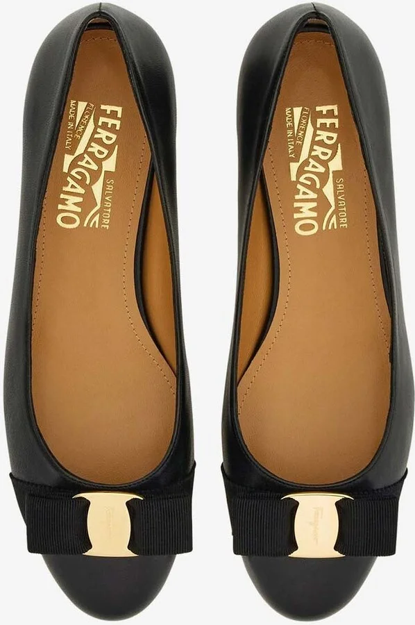Varina Nappa Leather Ballet Flats - Image 2