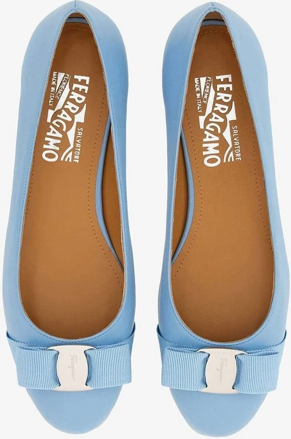 Varina Nappa Leather Ballet Flats - Image 2