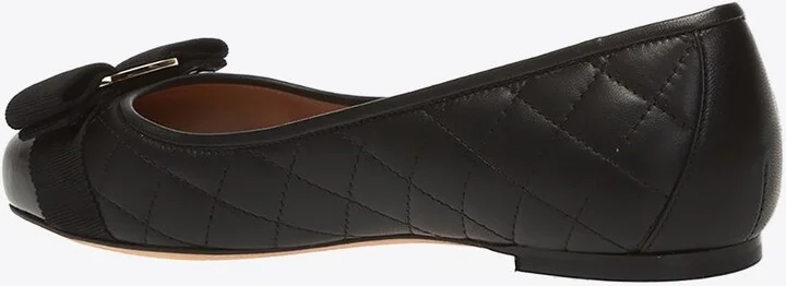 Varina Quilted Leather Ballet Flats - Image 2