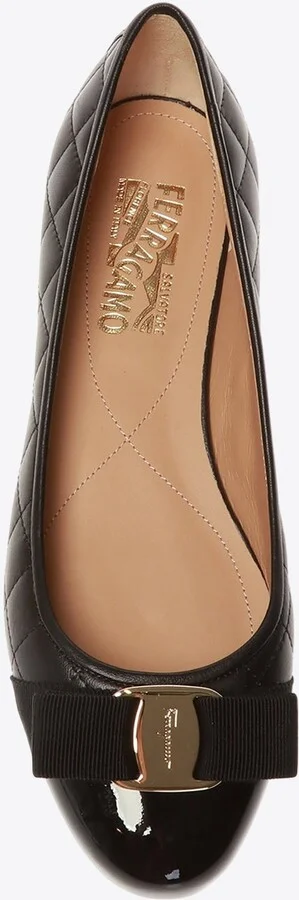 Varina Quilted Leather Ballet Flats - Image 3