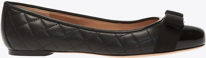Varina Quilted Leather Ballet Flats